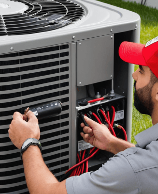 Technician-hvac-unit